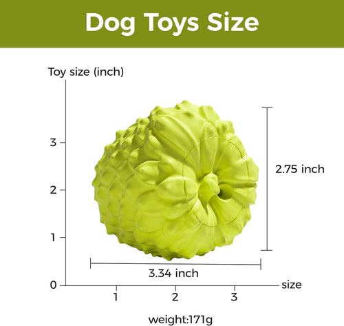 Tough Squeaky Chew Toy for Dogs – Natural Rubber, Fun & Durable