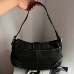 coach signature soho buckle shoulder bag - black/silver 🍒✨💕 - Image 3