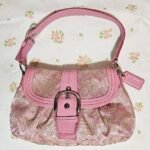 Vintage Coach Barbie Pink Soho Buckle Signature  Rare Shoulder Purse 🍒✨💕 - Image 8