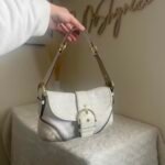 Y2K Coach White Jacquard Mini Soho Shoulder ❤️✨ - Image 3