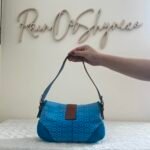 Y2K Coach Blue Jacquard Mini Soho Shoulder Bag ❤️✨ - Image 11