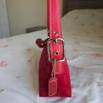 Y2K Vintage Rare Coach Red East West Baguette Shoulder Bag with coin purse 🍒✨💕 - Image 5