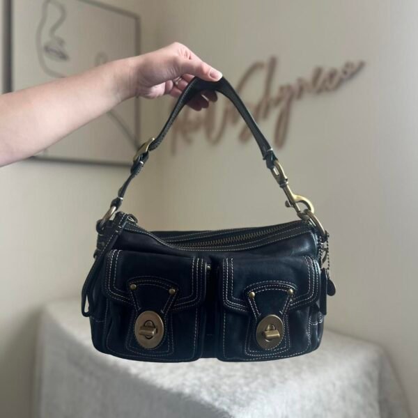 Y2K Coach Legacy Black Leather ❤️✨