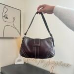 Vintage Y2K Coach Brown Mini SohoLeather Shoulder ❤️✨ - Image 8