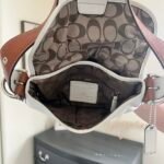 Vintage Y2K Coach White/Brown Small Soho Leather Shoulder Bag ❤️✨ - Image 2