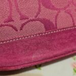 Vintage Coach Pink Suede Demi Shoulder Bag NWT 🍒✨💕 - Image 7