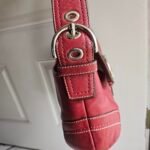 Y2K Vintage Coach Dark Red Soho Buckle Flap Shoulder Purse 🍒✨💕 - Image 3