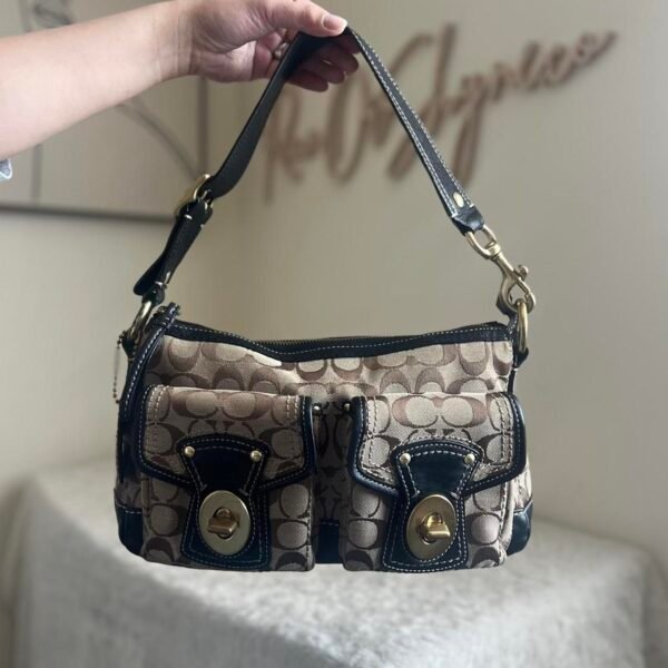 Y2K Coach Signature Legacy Shoulder Bag ❤️✨