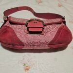 Vintage Coach Mini Soho Buckle Flap Pink Shoulder Purse 🍒✨💕 - Image 6
