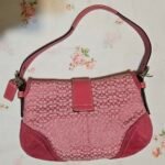 Vintage Coach Mini Soho Buckle Flap Pink Shoulder Purse 🍒✨💕 - Image 3