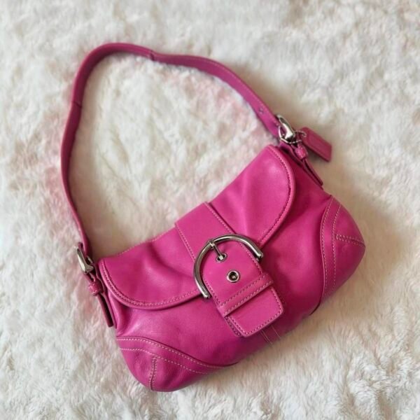 Y2K Coach Barbie Pink Mini Soho Shoulder Bag ❤️✨