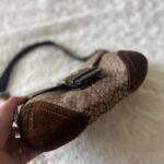 Y2K Coach Brown Suede Jacquard Mini Soho Shoulder Purse ❤️✨ - Image 5