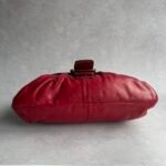 Coach signature pleated buckle shoulder bag - red 🍒✨💕 - Image 7