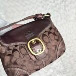 Y2K Coach Bleecker Chocolate brown canvas shoulder bag ❤️✨ - Image 8