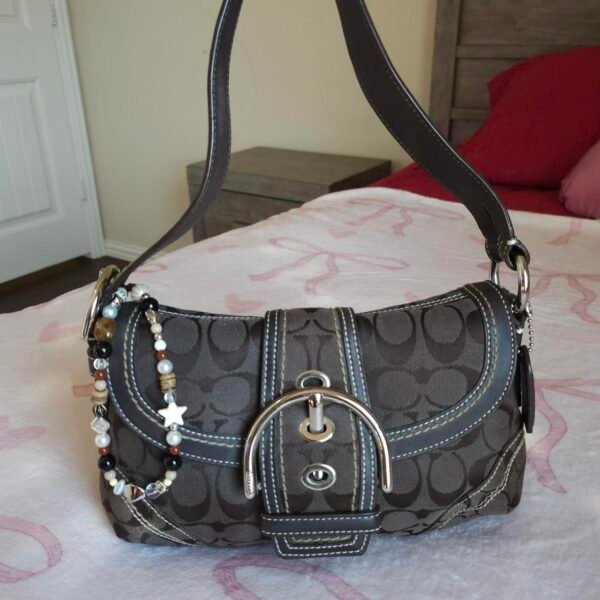 Y2K Vintage Coach Brown Mini Soho Signature 🍒✨💕