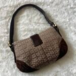 Y2K Coach Brown Suede Jacquard Mini Soho Shoulder Purse ❤️✨ - Image 8