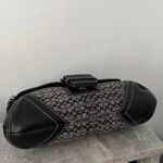 Coach signature buckle demi shoulder bag - black/grey/silver 🍒✨💕 - Image 5