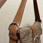 Vintage y2k Coach brown leather soho buckle shoulder 🍒✨💕 - Image 7