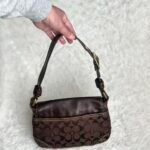 Y2K Coach Bleecker Chocolate brown canvas shoulder bag ❤️✨ - Image 7