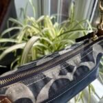 Coach Signature Denim Baguette Shoulder Bag 🍒✨💕 - Image 6