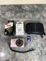 Canon PowerShot ELPH SD1100 IS 8.0MP Camera Pink w/Battery Case SD Card ❤️ 📸