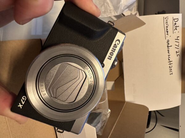 Canon PowerShot G7 X Mark III - Black/Silver ❤️ 📸