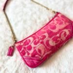 Y2K Coach Pink Chenille and Python  Pochette Purse ❤️✨ - Image 7