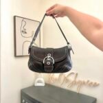 Vintage Y2K Coach Brown Mini Soho Leather Shoulder Bag ❤️✨ - Image 4