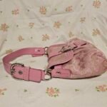 Vintage Coach Barbie Pink Soho Buckle Signature  Rare Shoulder Purse 🍒✨💕 - Image 5