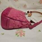 Vintage Coach Pink Suede Demi Shoulder Bag NWT 🍒✨💕 - Image 3