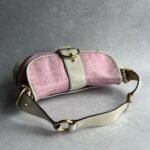 Coach signature buckle shoulder bag - light pink/cream/gold 🍒✨💕 - Image 5