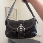 Vintage Y2K Coach Brown Mini Soho Leather Shoulder Bag ❤️✨